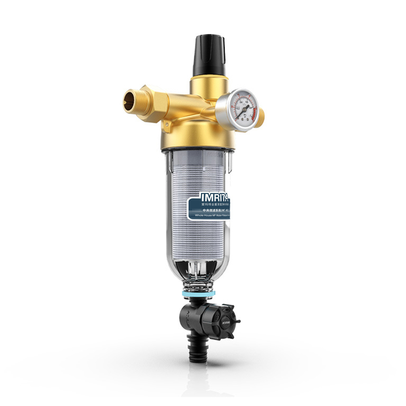 5000L/H 50micron onder Gootsteenrotatie onderaan Gehele het Water Prefilter Imrita van het Huissediment