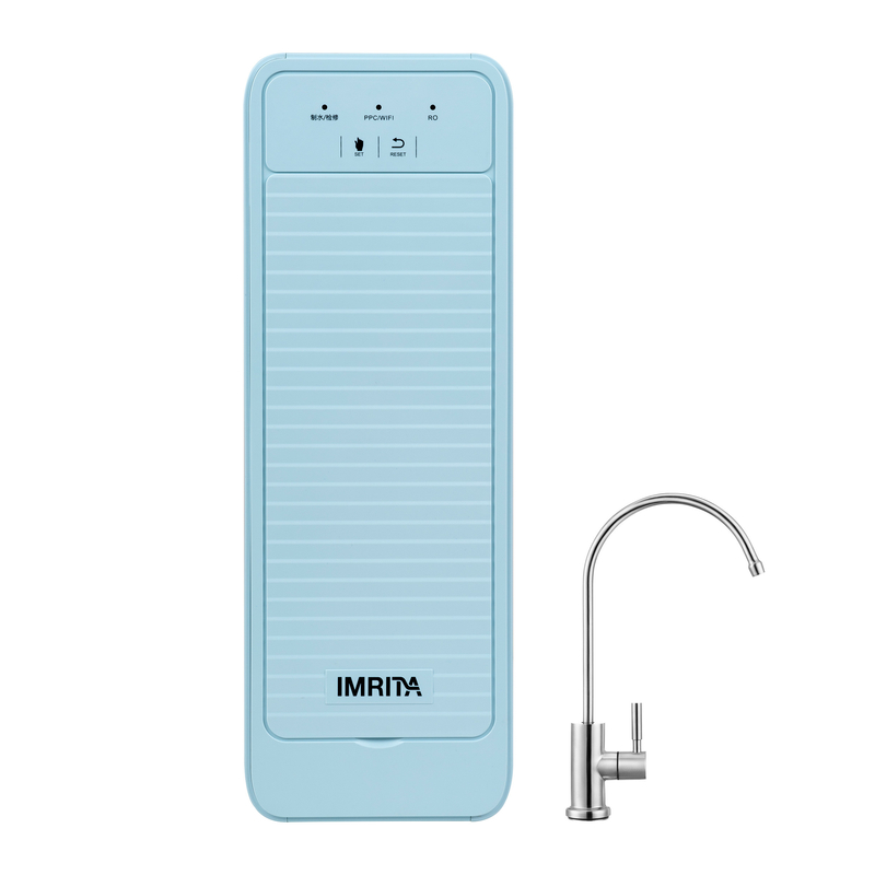 Het plastic Systeem van de het Waterfilter van Tankless RO, het Systeem van de het Drinkwaterzuiveringsinstallatie van 0.0001micron