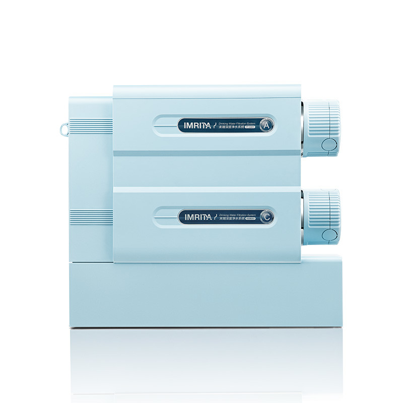 Van het het Huiswater van ROHS 600GPD van het de Zuiveringsinstallatiesysteem 120W de Lichtblauwe Kleur