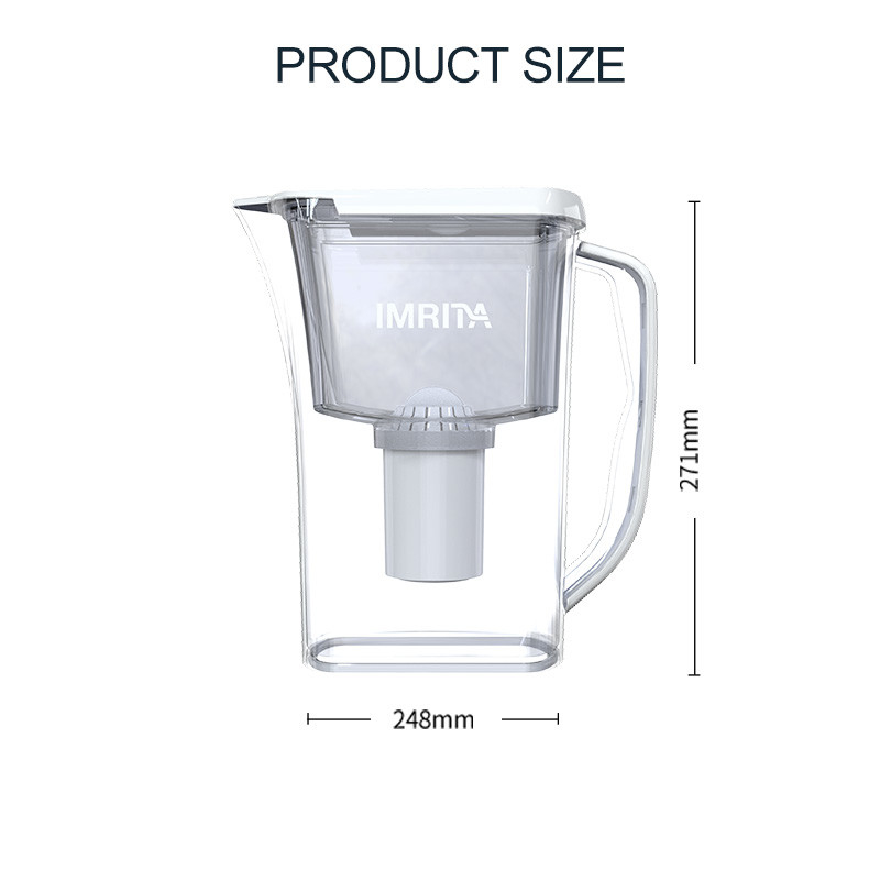 Van de het Waterfilter van de chloorverwijdering de Alkalische Waterkruik Praktische Multiscene