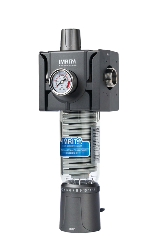 0.4 MPa Handmatig spoelen van het hele huis Sediment Pre Filter Rotate Design