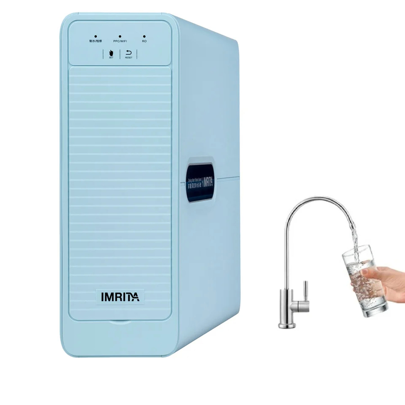 800GPD Pure Water Reverse Osmosis Drinkwater Filter met PPC/Strontium Rich Carbon Filters
