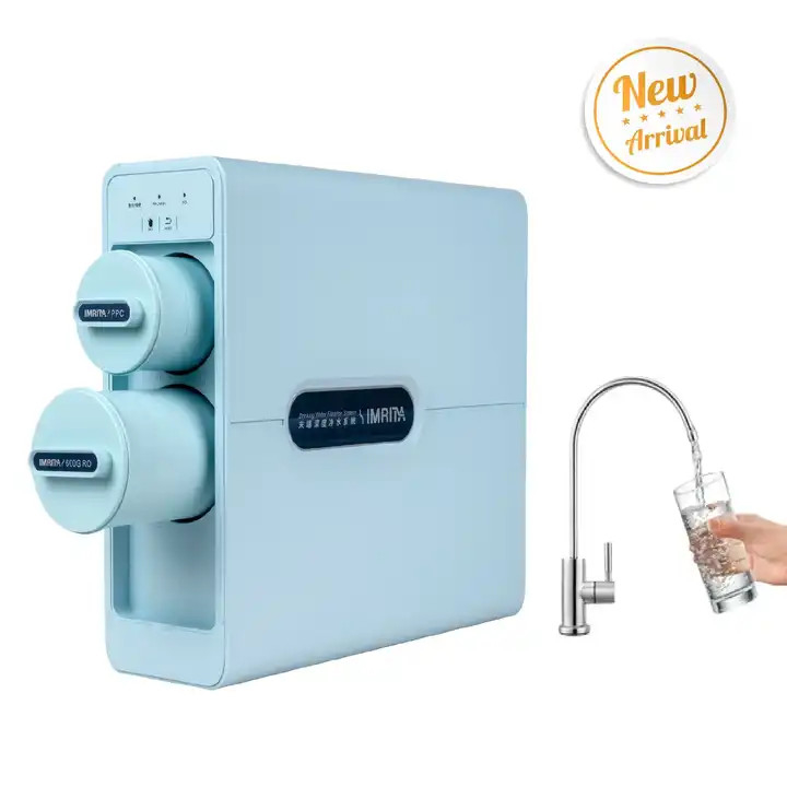IMRITA Warm verkoop onder de gootsteen omgekeerde osmose waterfilter machine tankloos 600GDP Ro systeem waterreiniger