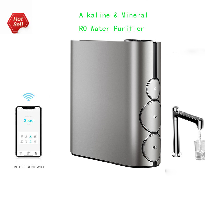 IMRITA Tankless 800 GPD Waterfilter Alkaline Mineraalwater Omgekeerde Osmose RO-Systeem Waterzuiveringsapparaat voor thuisgebruik